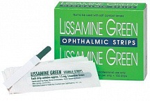 Тест-полоски офтальмологические Lissamine Green