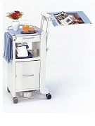 Тумбочка прикроватная с поворотным столиком ELEGANZA MANO для кроватей медицинских функциональных