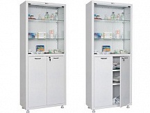 Шкаф для медикаментов и инструментов HILFE МД 2 1670/SG